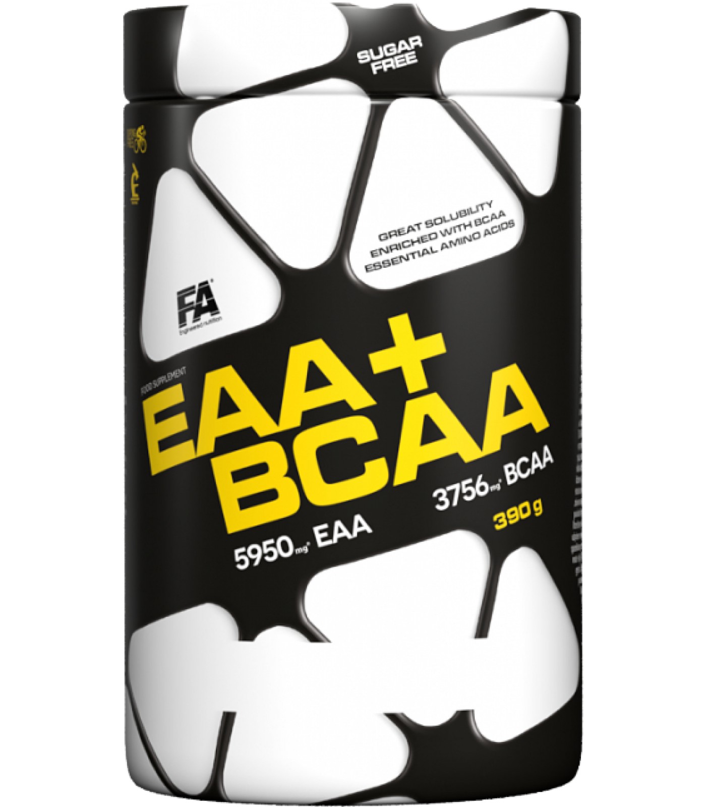 FA Nutrition - EAA + BCAA / Essential Amino Acids + Branched-Chained Amino Acids / 390гр.